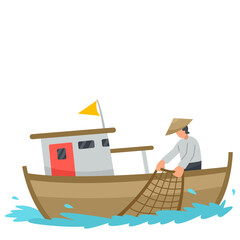 Fisherman Illustration
