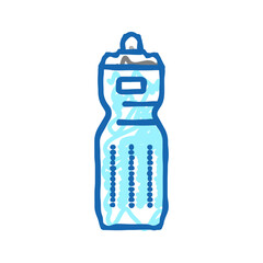 water bottle icon doodle illustration
