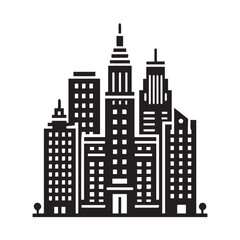 Fototapeta premium city skyline vector