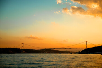 Obraz premium The Fatih Sultan Mehmet Bridge, Istanbul