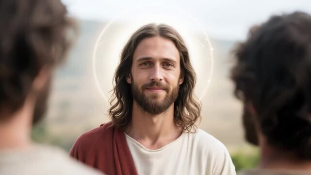 Jesus and Disciples in Ancient Setting