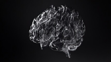 Abstract representation of a brain