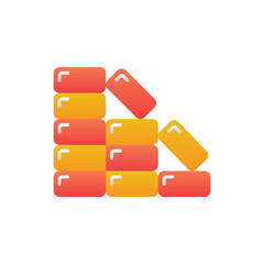 Brick Work Vector icon