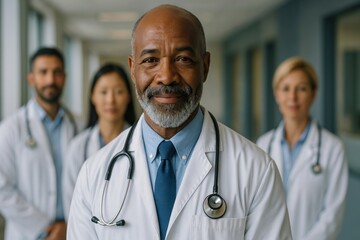 Fototapeta premium Diverse medical team portrait.