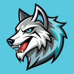 Fototapeta premium Cyber Fox Head Emblem Design