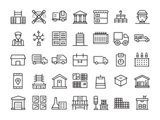 Inventory Management Icon for Business Efficiency.eps