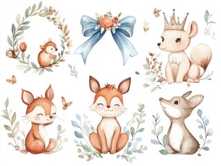 Naklejka premium set of animals