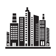 Fototapeta premium city skyline vector