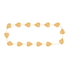 Love Shape Lines Pattern