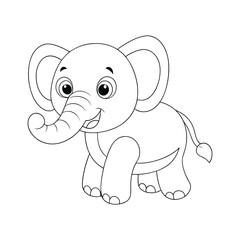 sheep cartoon coloring page