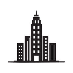 Obraz premium city skyline silhouette