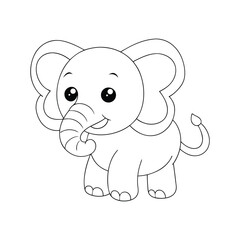 sheep cartoon coloring page