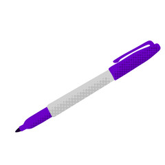 Purple Marker Pen