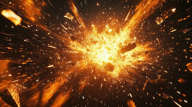 sparks of fire - Powered by Adobe