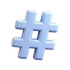 Obraz premium blue cross isolated on white