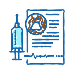 euthanasia domestic pet icon doodle illustration