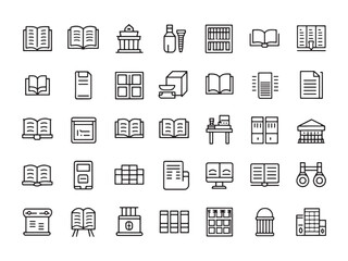 Library Resources Icon Discover New Knowledge Today.eps