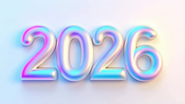 Exciting vision for 2026 with vibrant design and creative future perspectives
