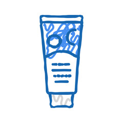 calming cream icon doodle illustration