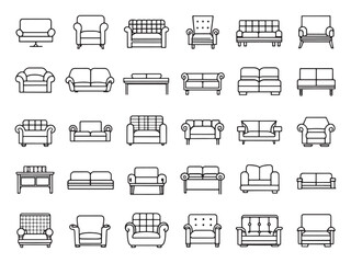 Loveseat Icon Perfect for Small Rooms.eps
