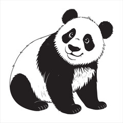 Obraz premium Panda Vector