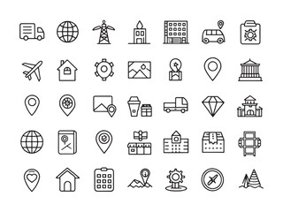 Map Icon Unlocks Secrets of Geography.eps