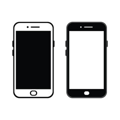 Smartphone icon. Mobile phone icon. for mobile concept and web design.