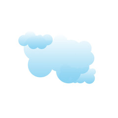 Obraz premium Modern Soft Cloud Shape