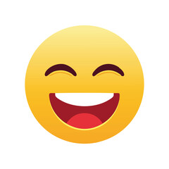 vector illustration of a smiley face