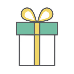 gift box with ribbon