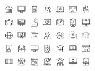 Online course mat Icon Boost Your Knowledge.eps