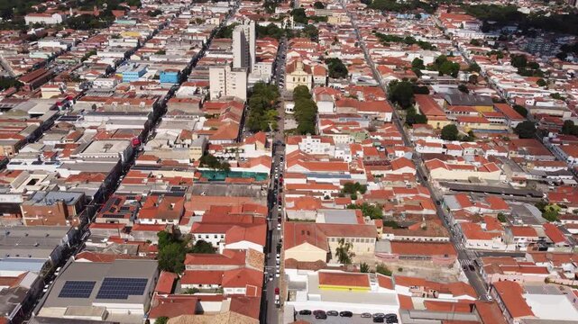 Aerial images of Itu, a municipality in the state of S&atilde;o Paulo, Brazil.