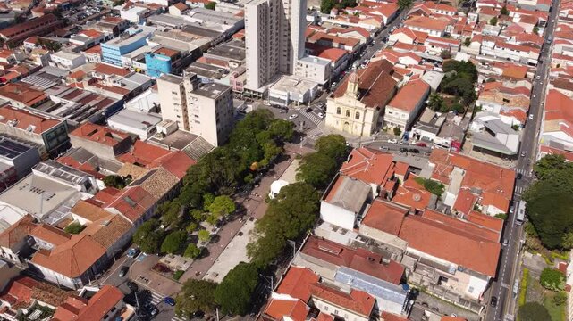Aerial images of Itu, a municipality in the state of S&atilde;o Paulo, Brazil.