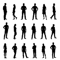 business people silhouettes