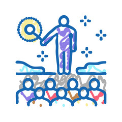 show magic icon doodle illustration