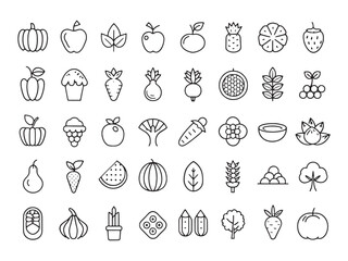 Organic Food Icon Enhances Nutritional Quality Life.eps