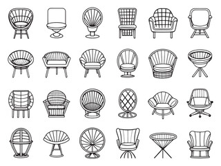 Papas Chair Icon A Timeless Classic Design.eps