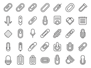 Paper Clip Icon for Organized Office Life.eps