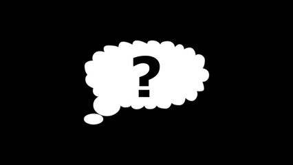 Question mark icon and Questioning problem concept icon 