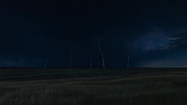Supercell thunderstorm static-filled old weather station, severe, emergency broadcast overlay, lightning collapsing lines trees, apocalyptic, cinematic horror aesthetic, dark grainy, night storm