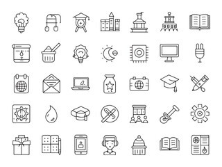 Pedagogical Techno Icon Bridging Gaps In Learning.eps