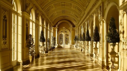 Fototapeta premium Ornate hallway interior
