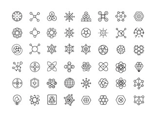 Quantum Nexus Icon Transforming Future of Innovation.eps