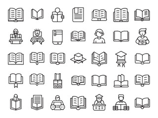 Reading Exercises Icon Foster Lifelong Learning Habits.eps