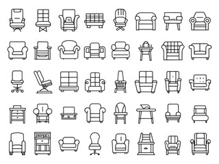 Recliner Icon Perfect Addition to Living.eps