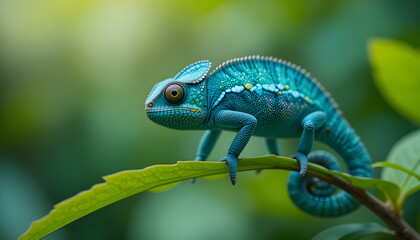 Obraz premium beautiful Chameleon lizard 