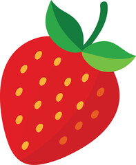 Obraz premium strawberry isolated on white background