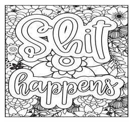 Motivational Quotes Coloring Pages For Adutls