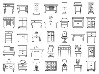 Hallway Console Icon Elevates Your Entryway.eps