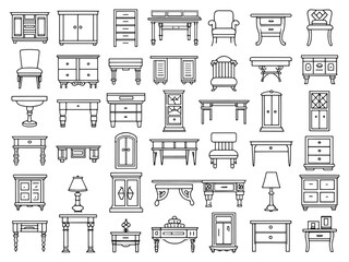 Hallway Console Icon Adds Functional Charm.eps